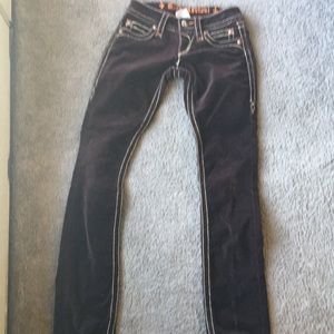 Rock and revival velour jeans